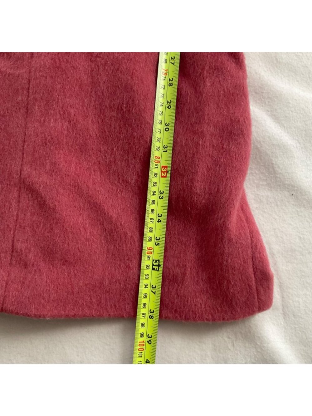 NWT SEZANE JIM COAT Rosewood dark pink wool oversized SZ34 US2 bust39 - Picture 8 of 8